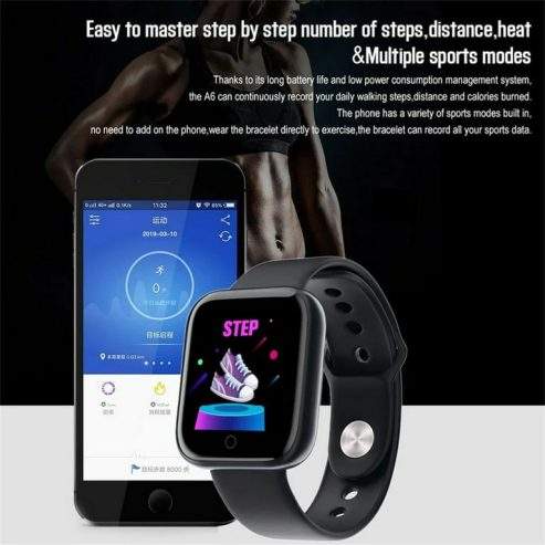D20 SMART watch black by Cute Khan