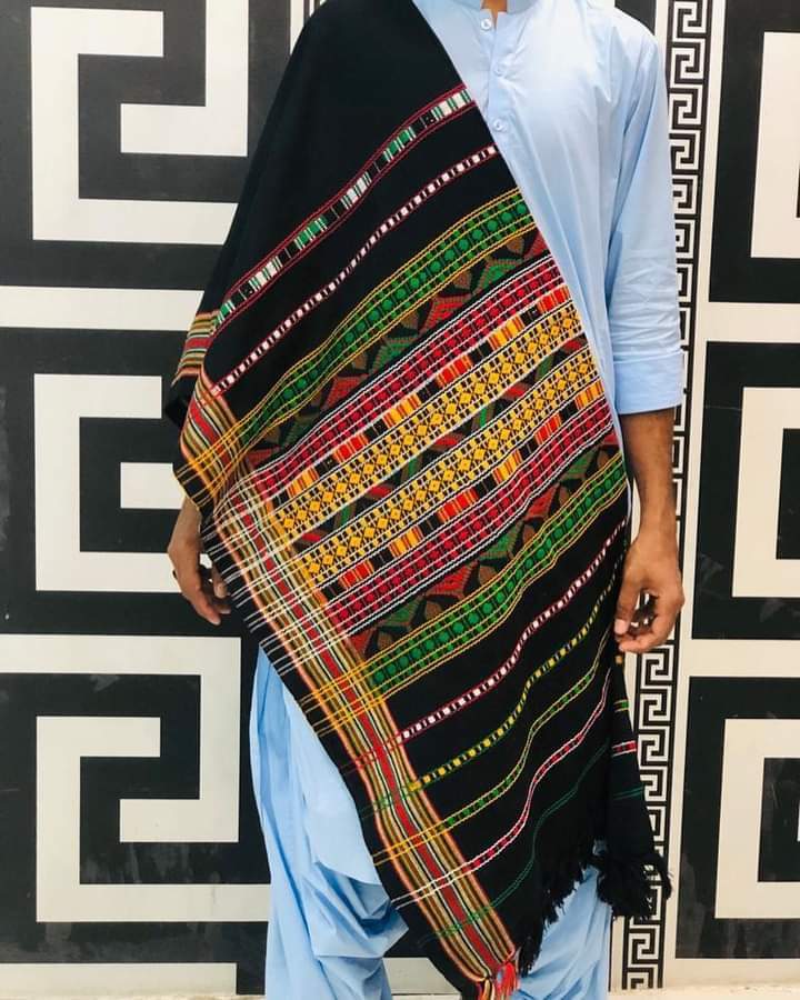 Mens handmade shawl by Jani Khan