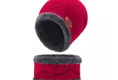 Fabric: Wool • Product Type: Beanie Cap and neck Warmer by Haris Khan