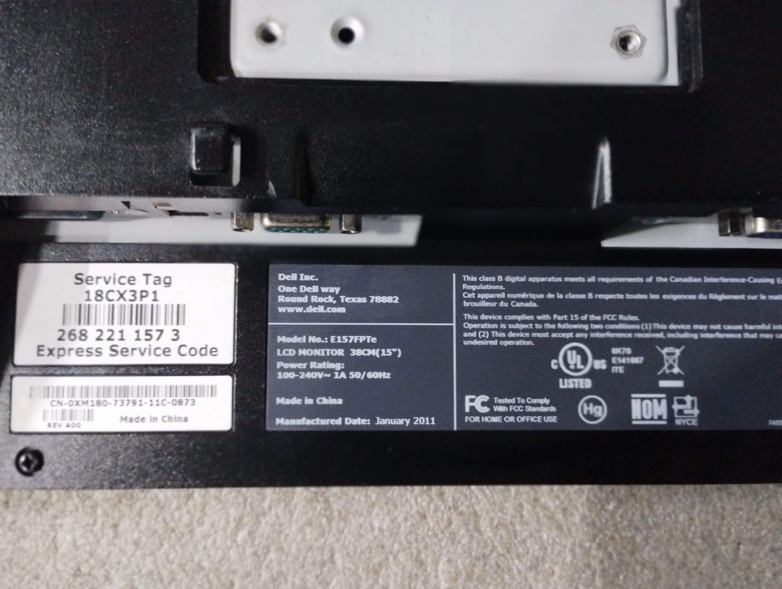 Dell 15″ Touch screen lcd by Syed Kashif