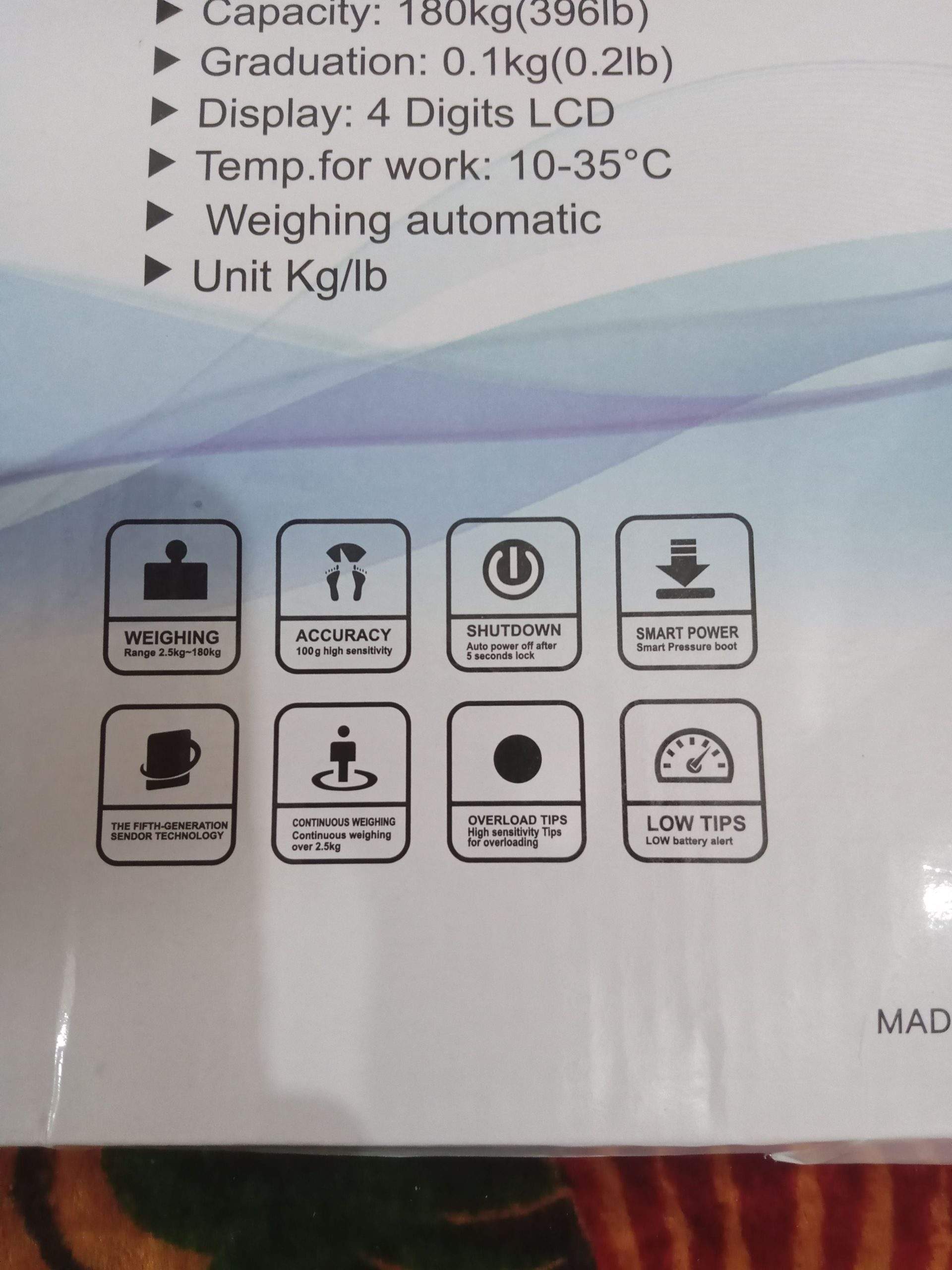 iScale Weight Machine 100Gm to 180Kg Box Packed by Rameez Raja Rameez Raja