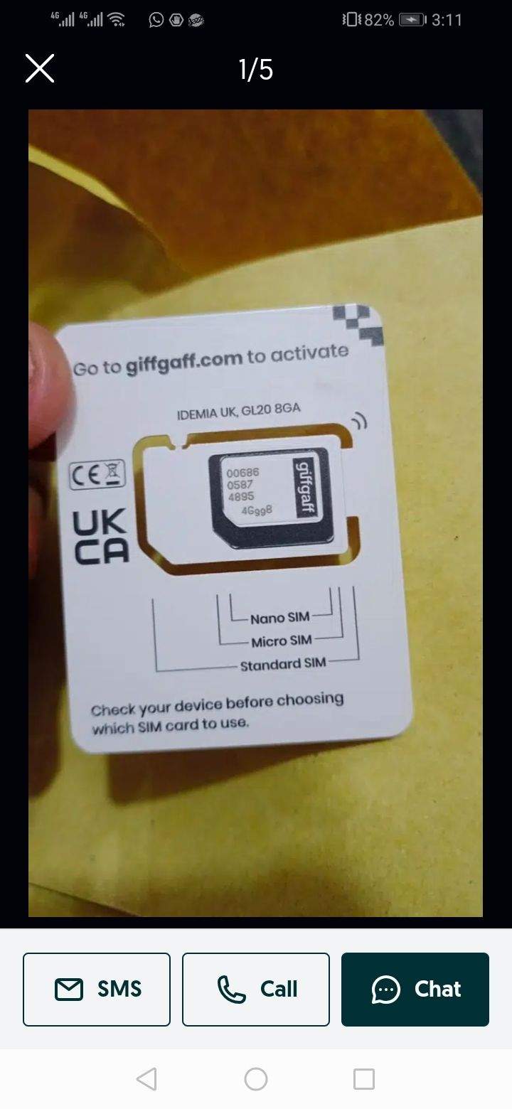 UK Physical Sims Life time.Delivery free by Shafiq Ur Rehman Alvi