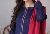  3 Pcs Women Unstitched Dhanak Embroidered Suit … Free home delivery by Muhammad Maqbool