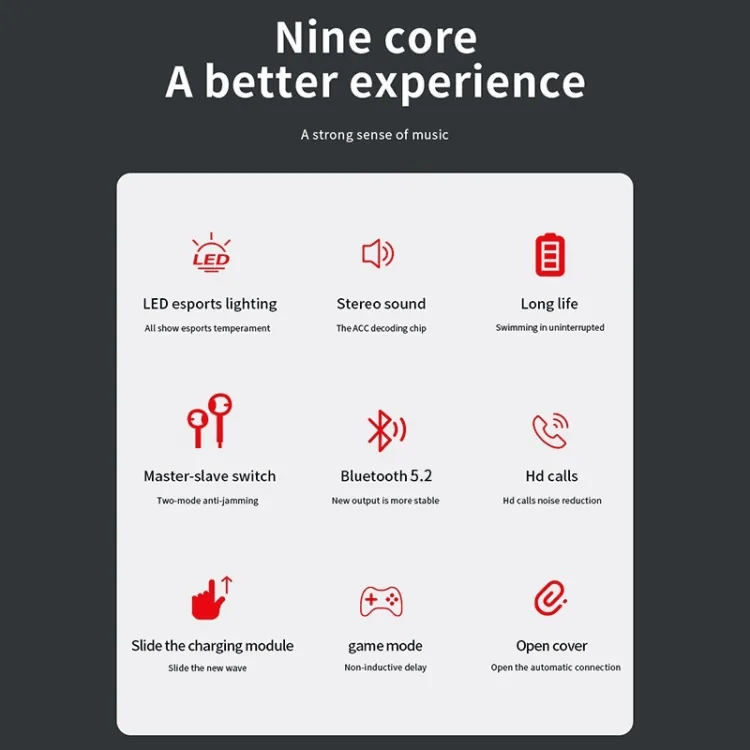 Original M90 TWS Wireless Earbuds Touch Control by Mubasher Hu Yawr