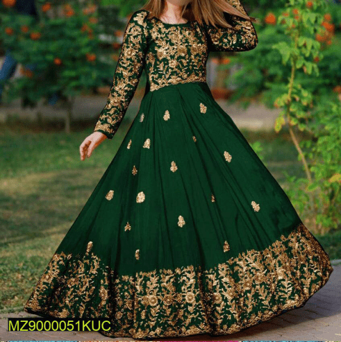 2 Pcs Women’s Stitched Shamoz Silk Embroidered Maxi … Free home deli by Muhammad Maqbool