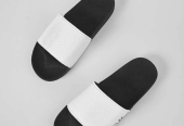 Black Camel Tessel Slide Slipper For Men by Waleed Hassan