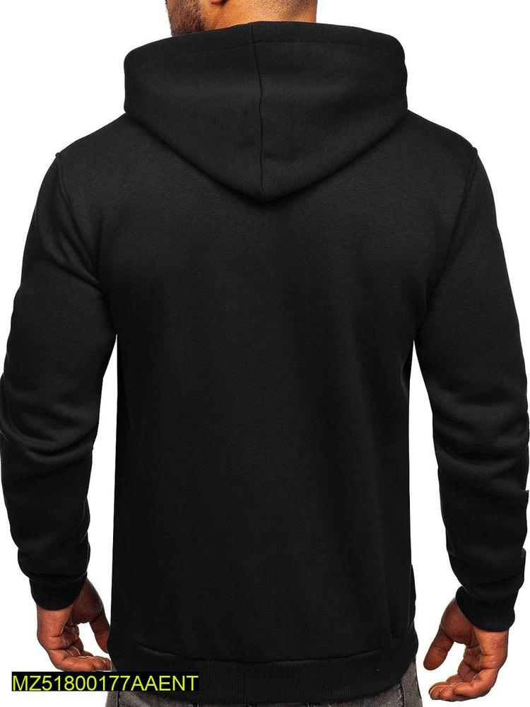 Men’s Black Fleece Hoodie Sweatshirt 😍 by Unique Secret