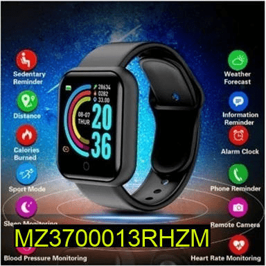 D20 Smart Watch, Black …. Free home delivery by Muhammad Maqbool