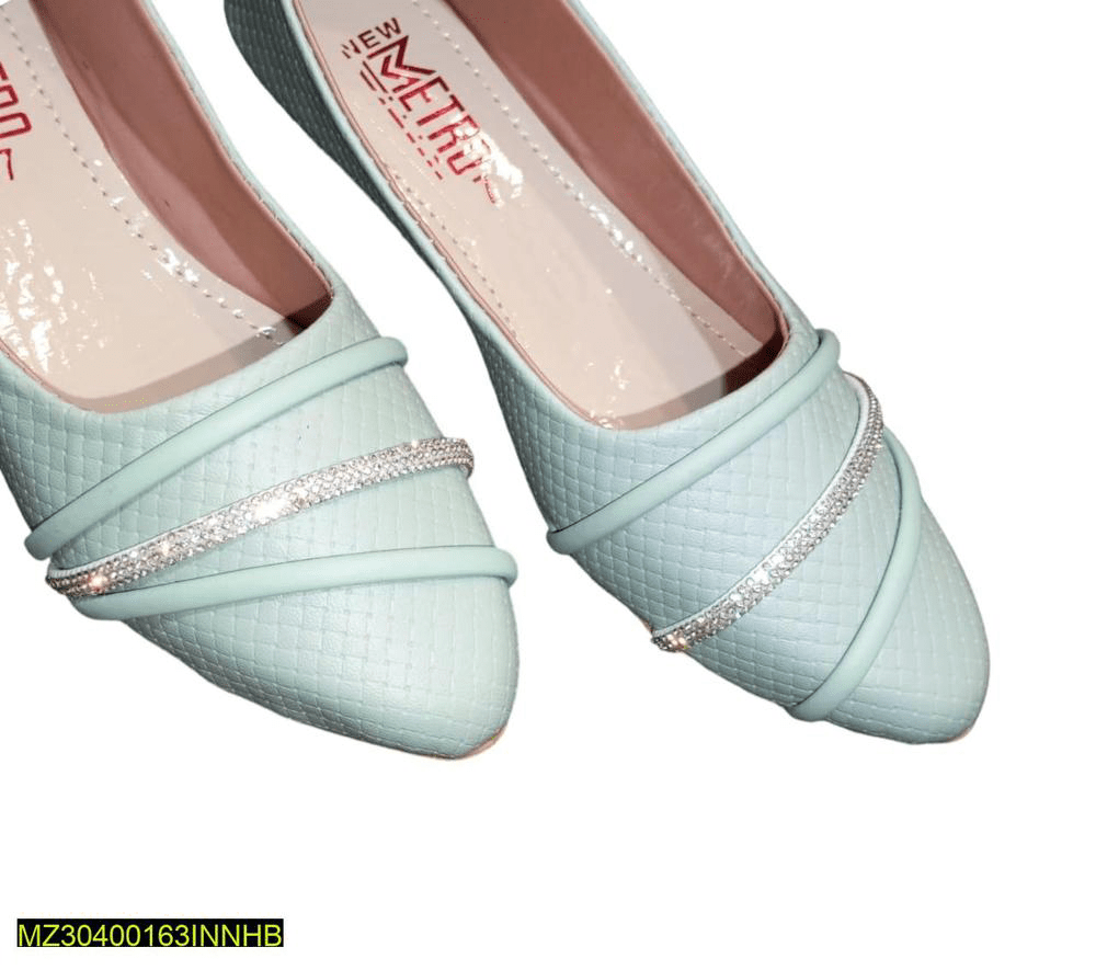 Women’s Rexine casual pumps by Muhammad Afaq