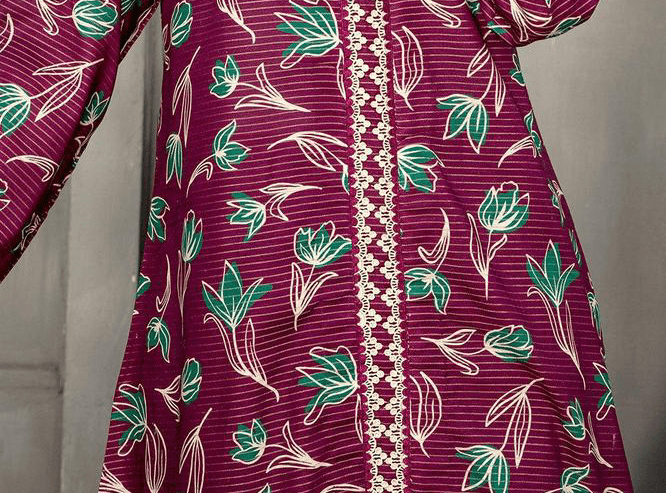2 pcs woman’s Unstitched masuri printed suit by Syed Hasnain Shah