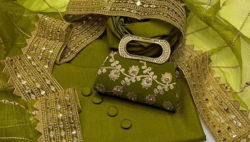 Organza 3 piece by Hanzala Khan