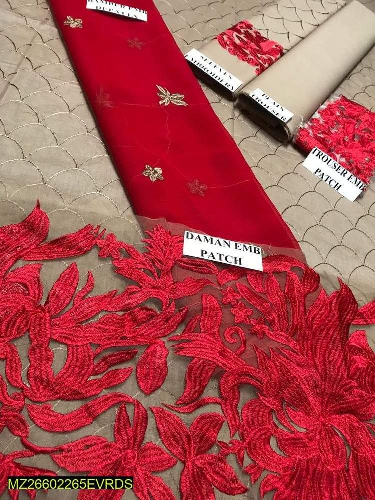 3 piece Lawn wandering dress by Farming With taste vlogs