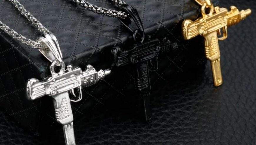The Uzi pandent by farhatullah Achakzai