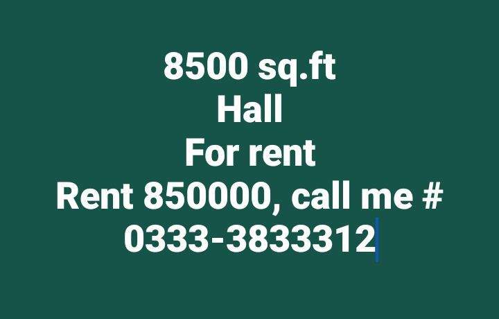 All kindz of Office ,Shop,Call center,Flat,Hall,for rent 0333-3833312 by Muhammad Farhan