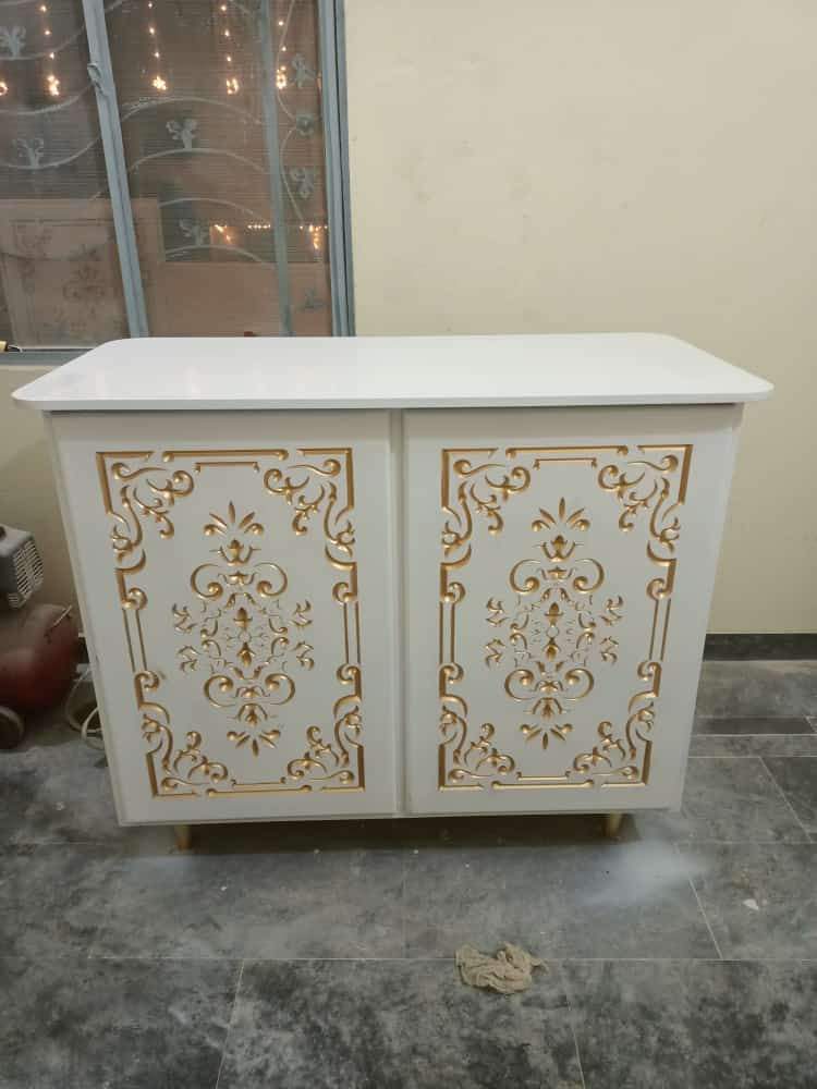 Bed set / Almira / Side tables / shoe rack / Dressing table by Kamal Basha