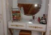 Bed set / Almira / Side tables / shoe rack / Dressing table by Kamal Basha