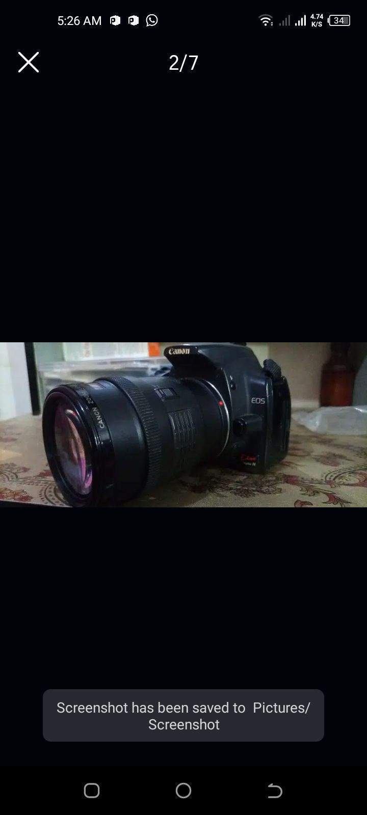 Canon DSLR 35-105 lens 10/9 condition all Ok koy problem nahi ha by Rao Haseeb sardar