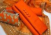 Organza 3 piece by Hanzala Khan