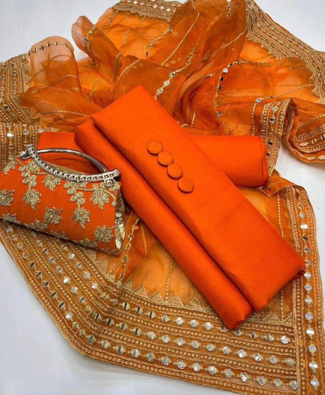 Organza 3 piece by Hanzala Khan