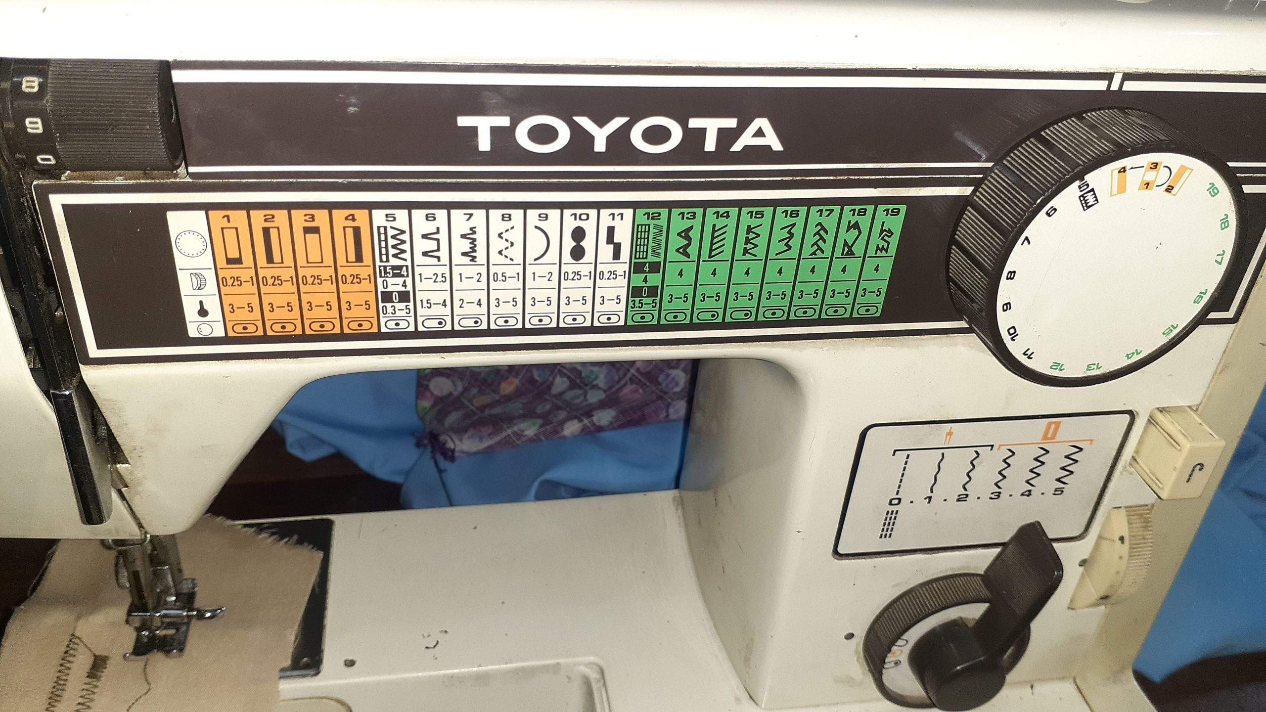 TOYOTA SEWING MACHINE.Kadai Machine by Trent Boult