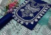 Kathan mirror work 3 piece by Hanzala Khan