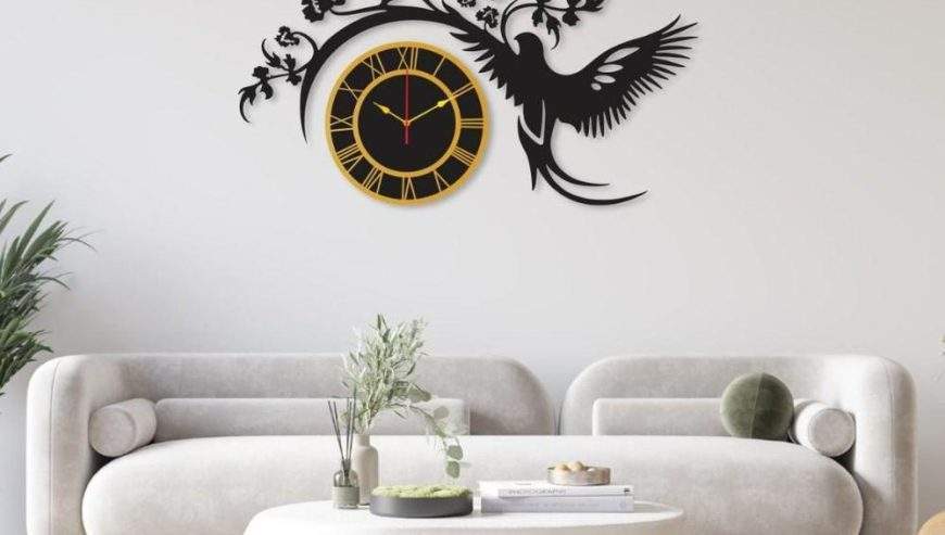 Clock Wall decoration by Amjad Ali