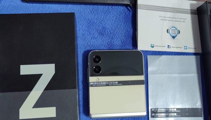 Samsung Galaxy Z Flip3 Dual sim , just One Pin Dott , Official PTA app by Ali Raza