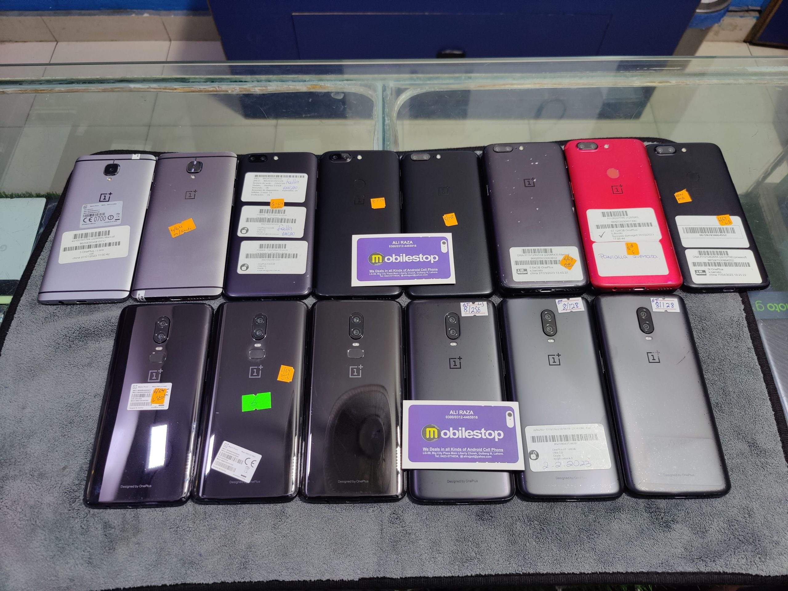 One Plus Models, 5 , 5t , 6 , 6t , 7 pro, 8 , 8t, 9 , 9 pro, N200 ,N10 by Ali Raza