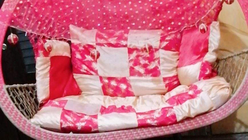 A double seat swing (Jhoola) by Eisha Khan