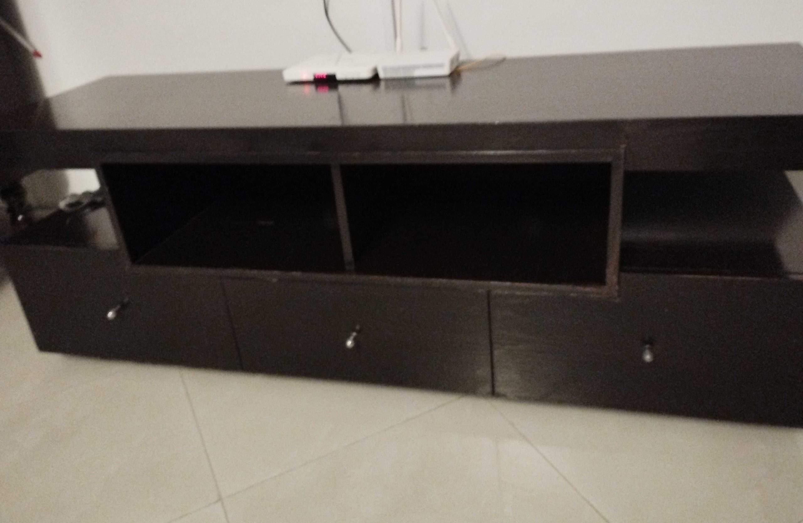 Wooden console by Kanwal Abbas