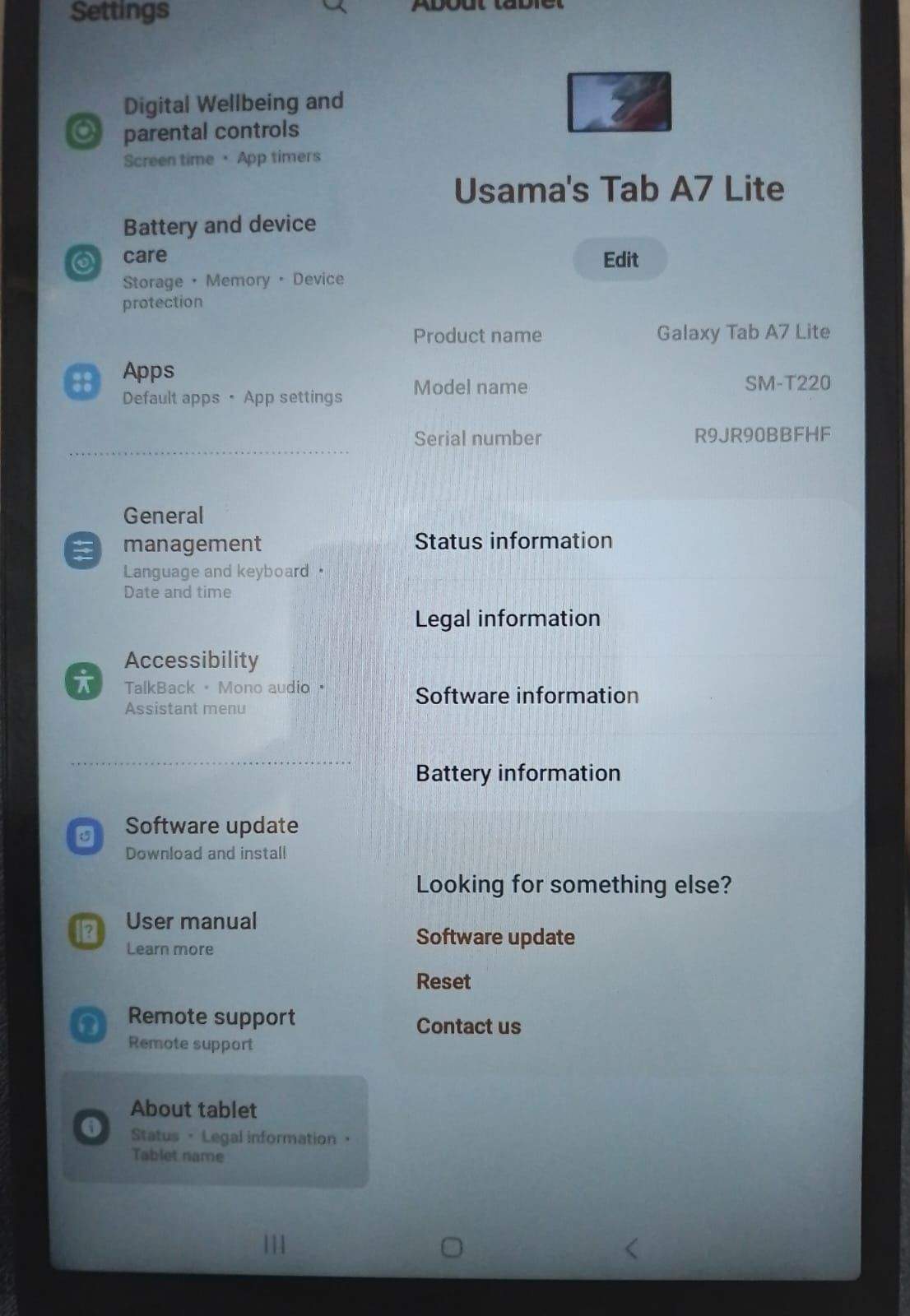 Samsung A7 T220 by Usama Rizwan