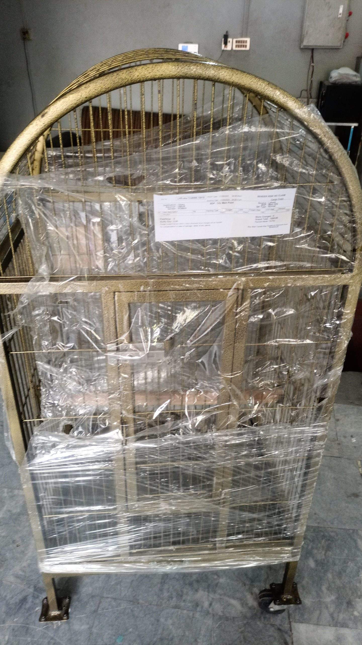 Cage Factory Large Cage for Grey Parrot Raw parrot or all pet birds by Pakistan Power tools