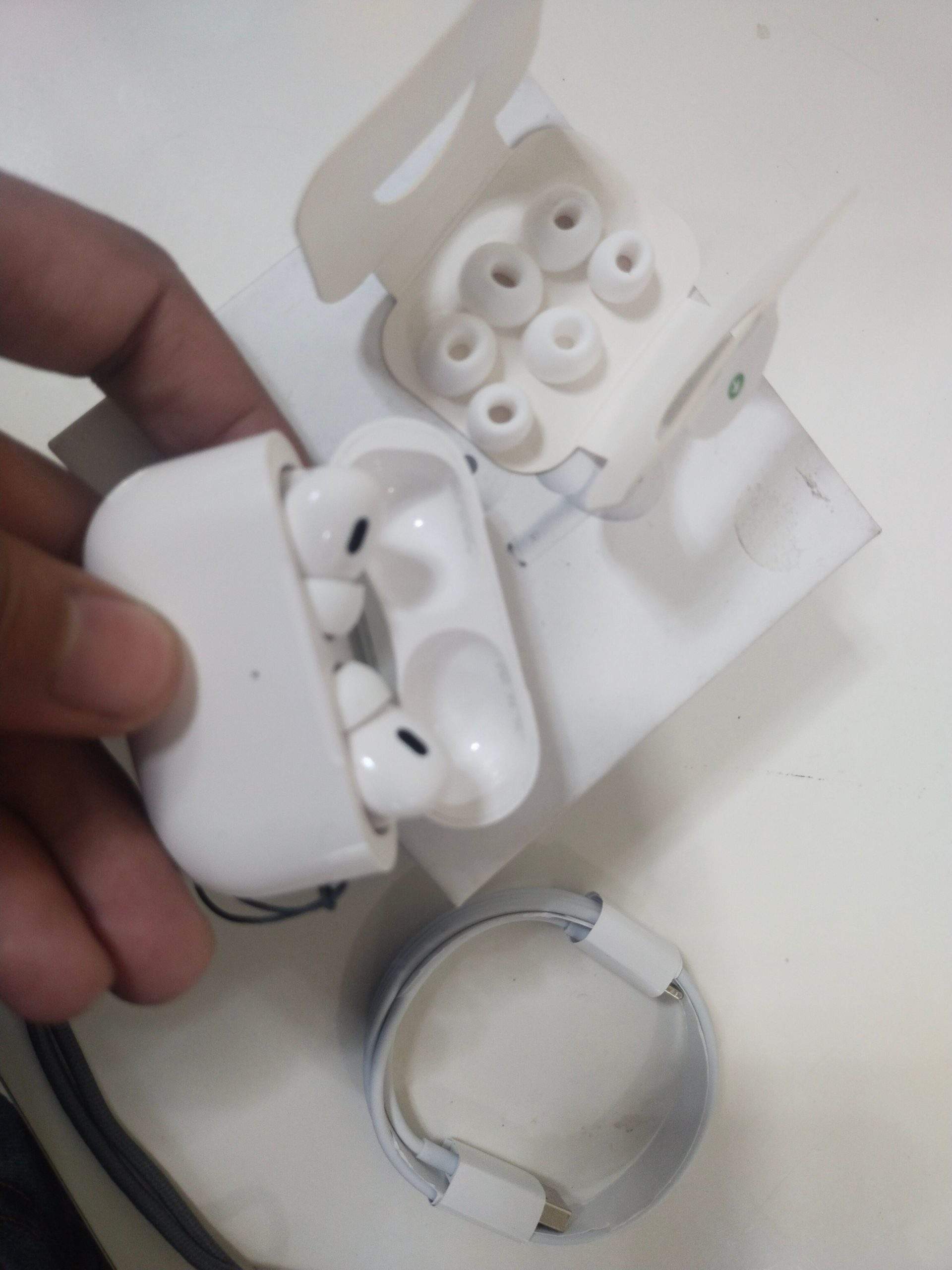 Airpods pro 2 New with Box,Tips and Cable by Larosh Khan