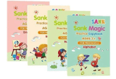 4pice set magic practice copybooks for kids by M. Bilal