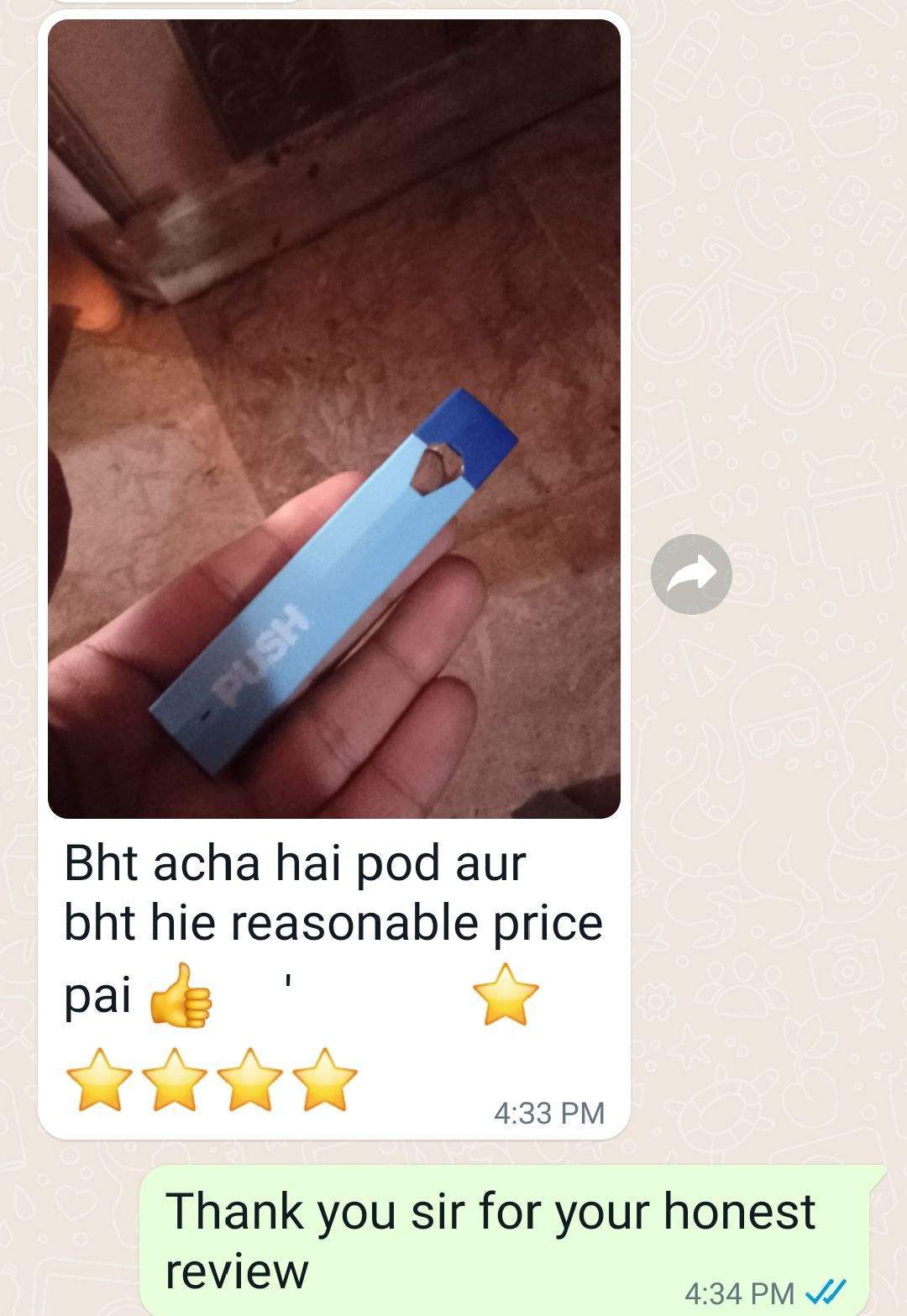 Vape/pod/push pod/free 10 ml flavour bottle by Bial Ahmad