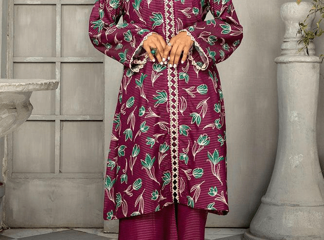 2 pcs woman’s Unstitched masuri printed suit by Syed Hasnain Shah