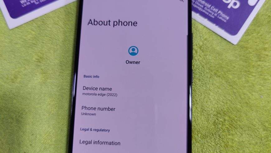 Motorola Edge 2021 model 6/128 , Edge 2022 model 8/128 , PTA approved, by Ali Raza