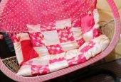A double seat swing ( Jhoola) by Eisha Khan
