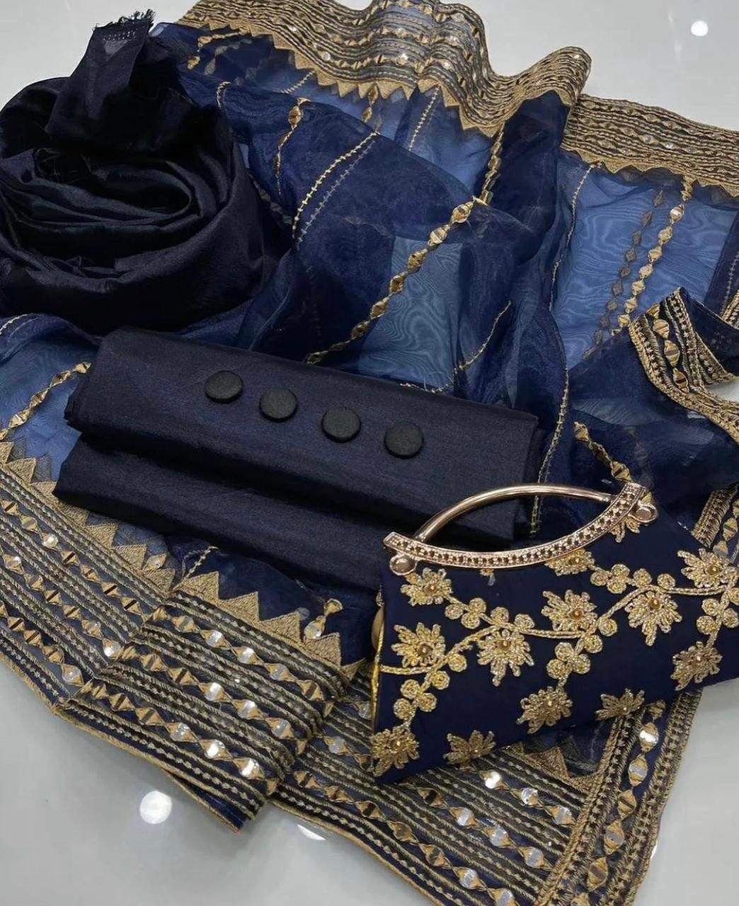 Organza 3 piece by Hanzala Khan