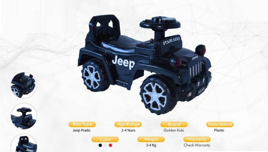 Kid’s Riding Jeep by Sagheer Abbas