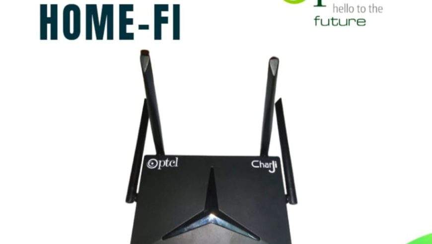 Ptcl Charji Home Fi Device with Sim by Ufone 4G Call Center