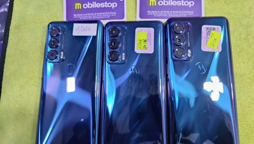 Motorola Edge 2021 model 6/128 , Edge 2022 model 8/128 , PTA approved, by Ali Raza
