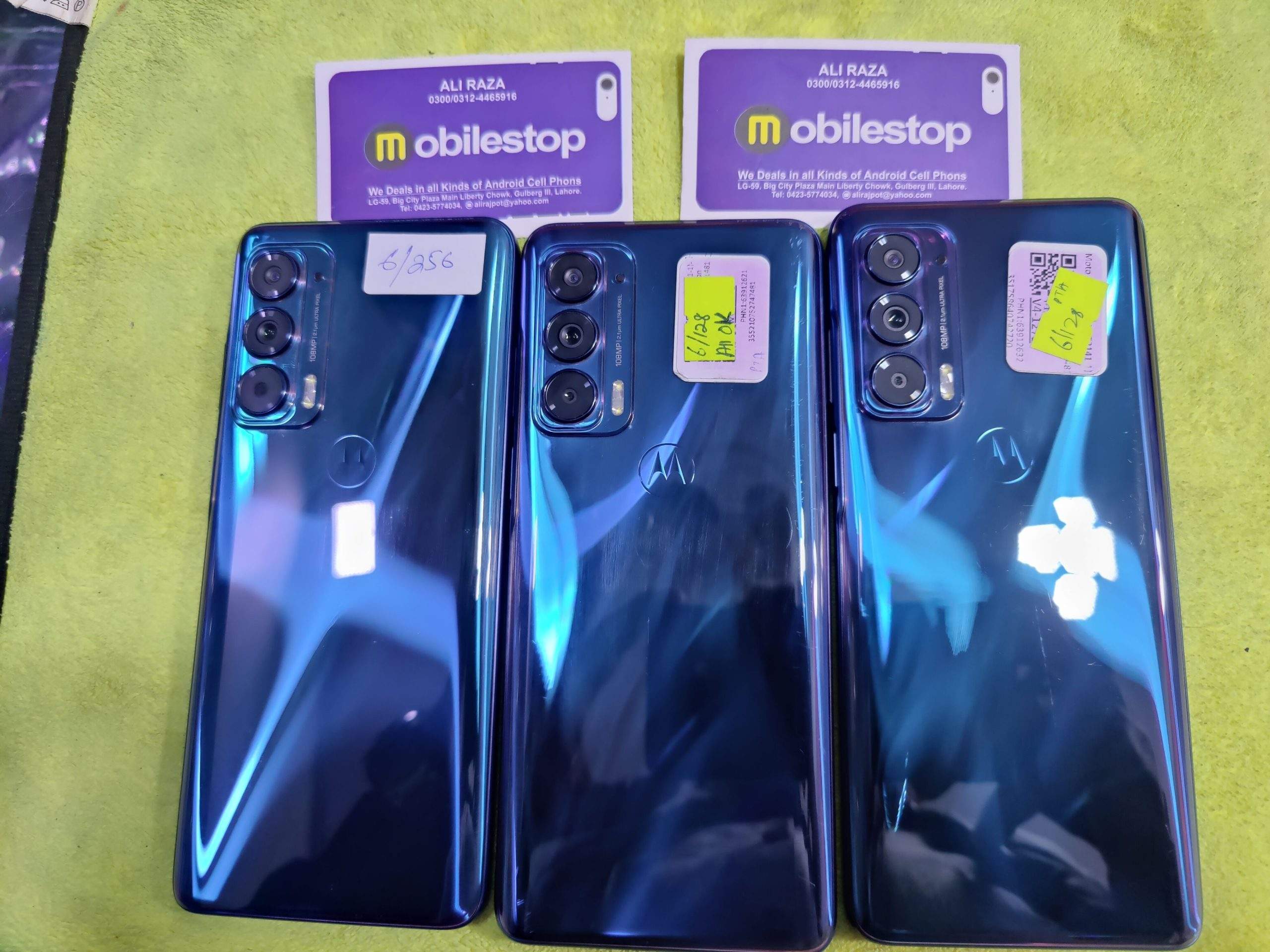 Motorola Edge 2021 model 6/128 , Edge 2022 model 8/128 , PTA approved, by Ali Raza