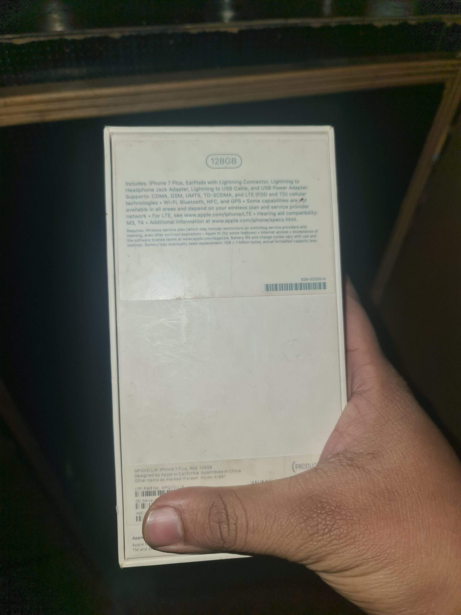 IPhone 7 plus 128gb Pta approved with box by Ali Jaan