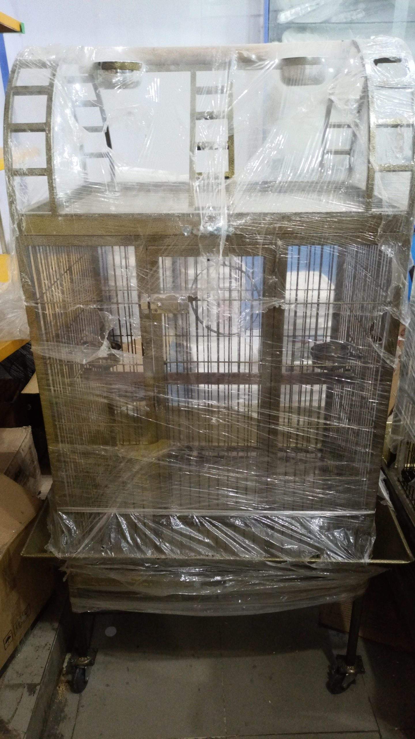 Cage Factory Large Cage for Grey Parrot Raw parrot or all pet birds by Pakistan Power tools