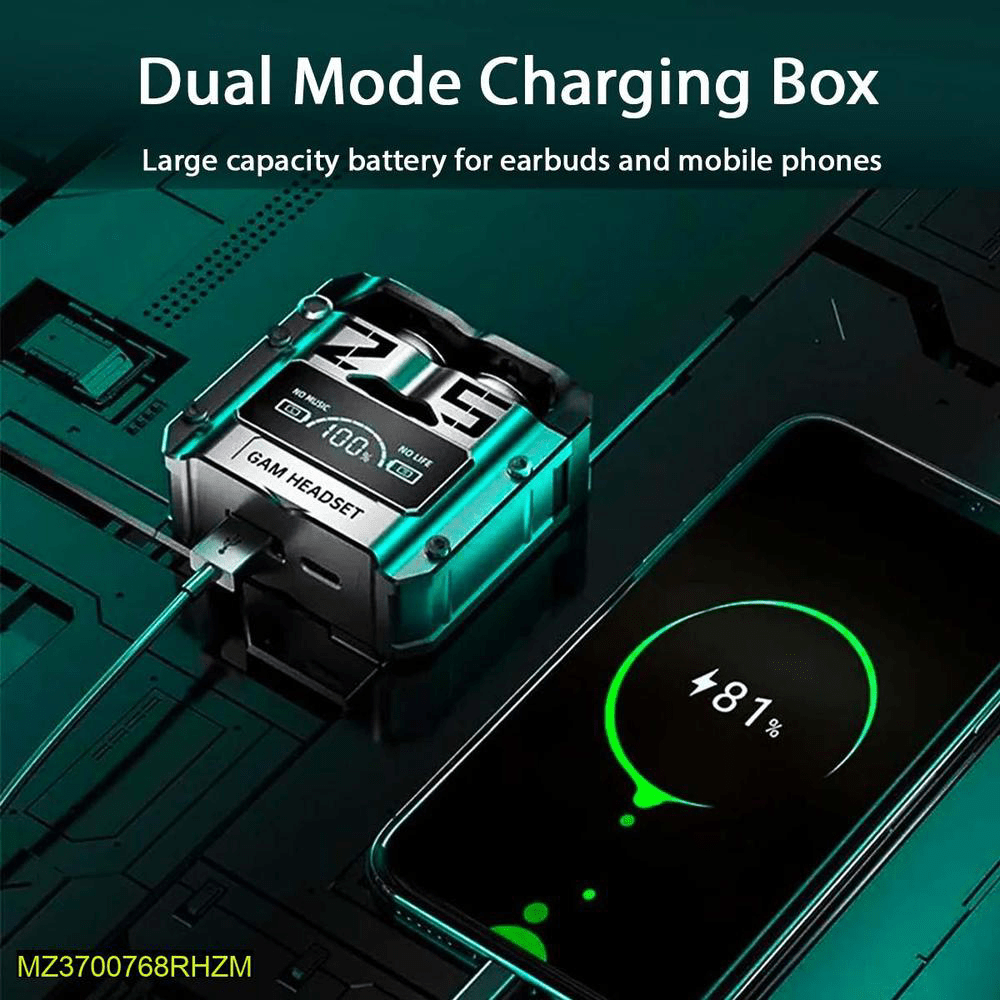 M25 TWS true wireless earbuds by Ali raza shah