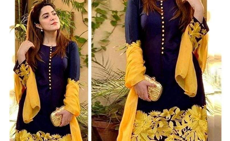 3 piece Lawn wandering dress by Farming With taste vlogs