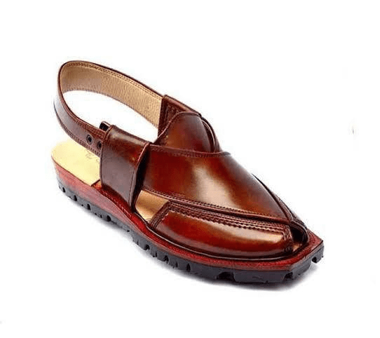 Men’s Peshawari Chappli Mehroon, Black. CASH ON DELIVERY by Waleed Hassan