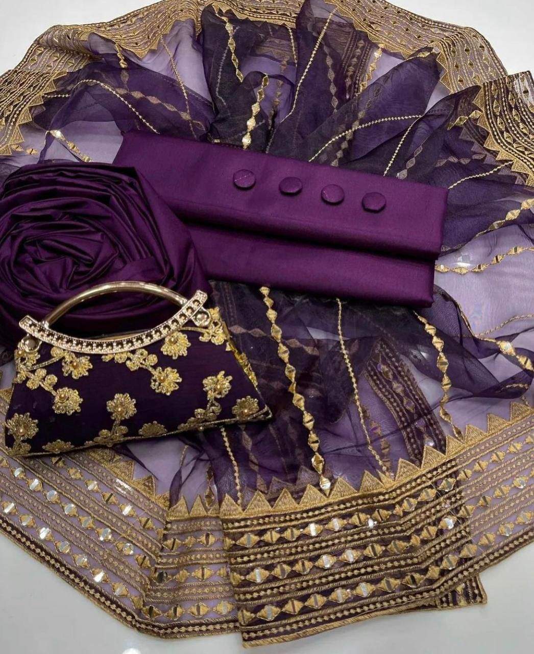 Organza 3 piece by Hanzala Khan