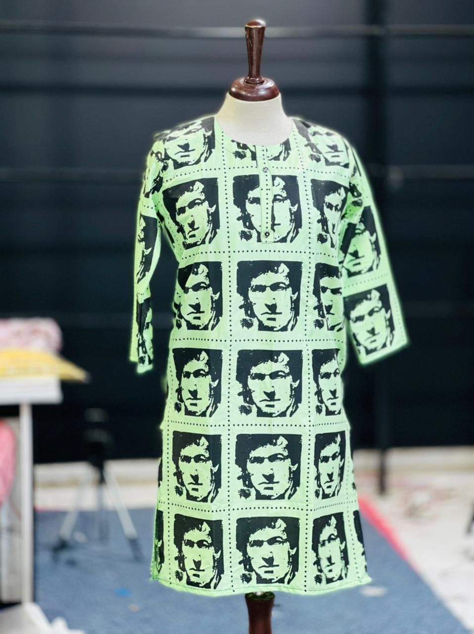 Imran Khan Logo Printed Kurta Shirt available by Pakistan Power tools